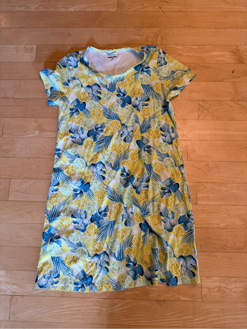 Bright Yellow Cotton swim Cover Up 🍋